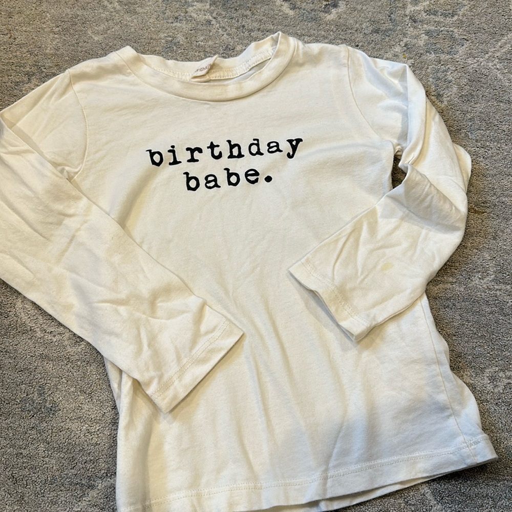 Birthday babe shirt 4/5